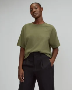 Everlane Tees|Short Sleeve Tees*The Organic Cotton Raglan Tee Kalamata