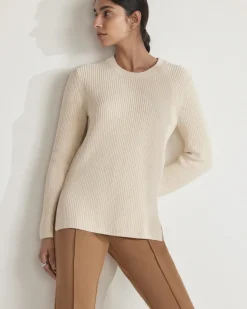 Everlane Sweaters|Crew Sweaters*The Organic Cotton Slim Crew Sweater Canvas