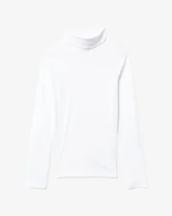 Everlane Tees|Long Sleeve Tees*The Organic Cotton Turtleneck White