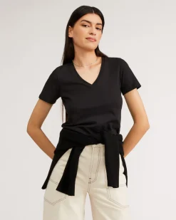 Everlane Tees|Short Sleeve Tees*The Organic Cotton V-Neck