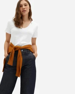 Everlane Tees|Short Sleeve Tees*The Organic Cotton V-Neck