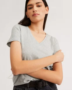 Everlane Tees|Short Sleeve Tees*The Organic Cotton V-Neck