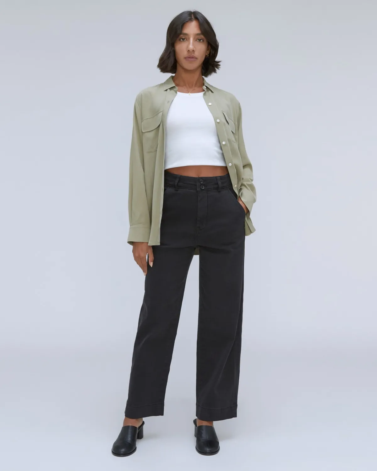 Everlane Pants|Wide-Leg Pants*The Organic Wide-Leg Pant