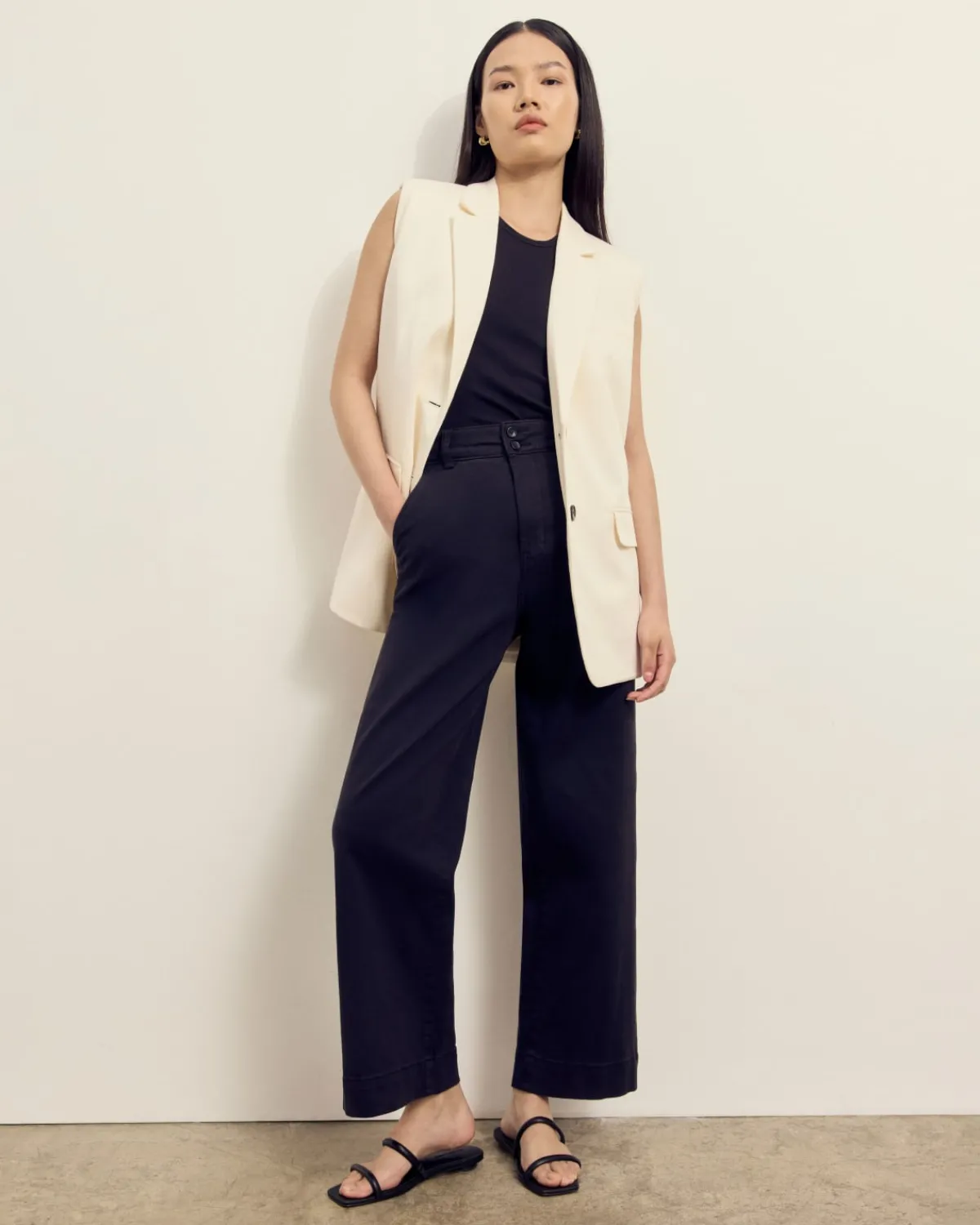 Everlane Pants|Wide-Leg Pants*The Organic Wide-Leg Pant