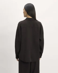 Everlane Tops*The Oversized Shirt in Butterlite