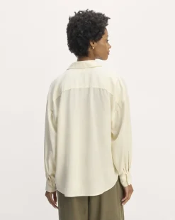 Everlane Tops*The Oversized Shirt in Butterlite