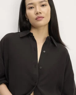 Everlane Tops*The Oversized Shirt in Butterlite