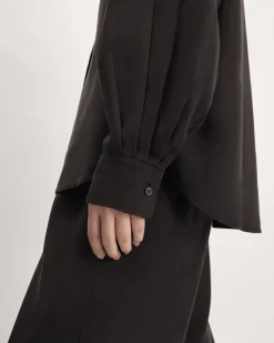 Everlane Tops*The Oversized Shirt in Butterlite