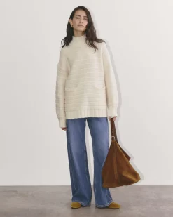 Everlane Sweaters|Turtleneck Sweaters*The Oversized Turtleneck in Luxe Merino Bone