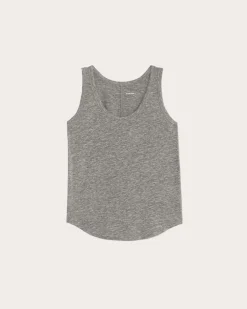 Everlane Loungewear|Tees*The Perform Tank Heathered Grey / Olive
