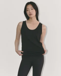 Everlane Loungewear|Tees*The Perform Tank Heathered Grey / Olive