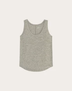 Everlane Loungewear|Tees*The Perform Tank Heathered Grey / Olive