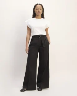 Everlane Pants|Wide-Leg Pants*The Pleated Wide-Leg Chino