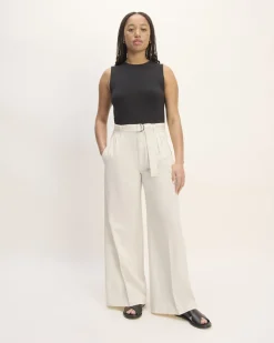 Everlane Pants|Wide-Leg Pants*The Pleated Wide-Leg Chino