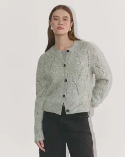 Everlane Sweaters|Crew Sweaters*The Pointelle Cardigan in Cloud