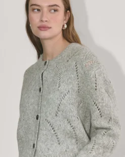 Everlane Sweaters|Crew Sweaters*The Pointelle Cardigan in Cloud