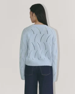 Everlane Sweaters|Crew Sweaters*The Pointelle Cardigan in Cloud