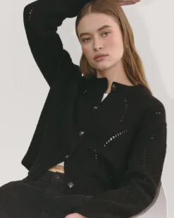 Everlane Sweaters|Crew Sweaters*The Pointelle Cardigan in Cloud