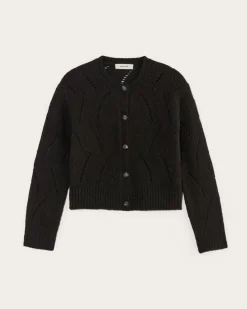 Everlane Sweaters|Crew Sweaters*The Pointelle Cardigan in Cloud