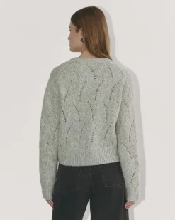 Everlane Sweaters|Crew Sweaters*The Pointelle Cardigan in Cloud