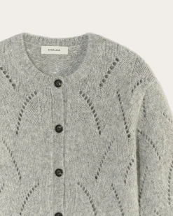 Everlane Sweaters|Crew Sweaters*The Pointelle Cardigan in Cloud