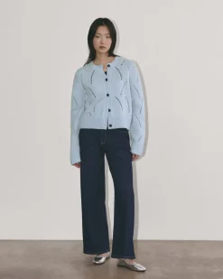 Everlane Sweaters|Crew Sweaters*The Pointelle Cardigan in Cloud