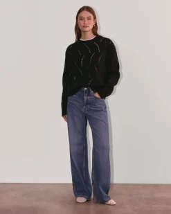 Everlane Sweaters|Crew Sweaters*The Pointelle Sweater in Cloud
