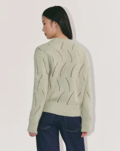 Everlane Sweaters|Crew Sweaters*The Pointelle Sweater in Cloud