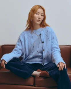 Everlane Sweaters|Crew Sweaters*The Pointelle Sweater in Cloud