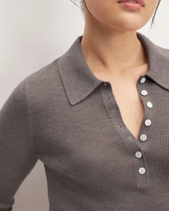 Everlane Sweaters*The Polo in Ultrasoft Merino