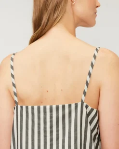 Everlane Dresses*The Poplin Slip Dress Bone / Black