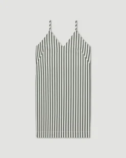 Everlane Dresses*The Poplin Slip Dress Bone / Black