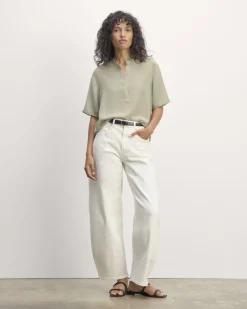 Everlane Tops*The Popover Top in Washable Silk