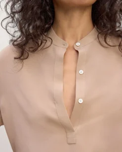 Everlane Tops*The Popover Top in Washable Silk