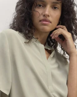 Everlane Tops*The Popover Top in Washable Silk