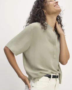 Everlane Tops*The Popover Top in Washable Silk