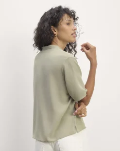Everlane Tops*The Popover Top in Washable Silk