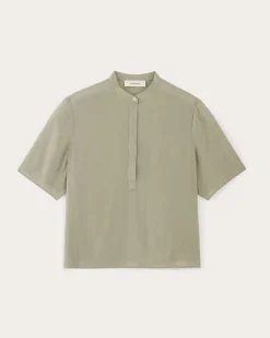 Everlane Tops*The Popover Top in Washable Silk