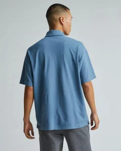 Everlane Shirts|Short Sleeve Shirts*The Premium Weight Relaxed Polo Bluefin