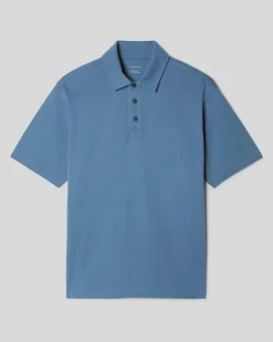 Everlane Shirts|Short Sleeve Shirts*The Premium Weight Relaxed Polo Bluefin