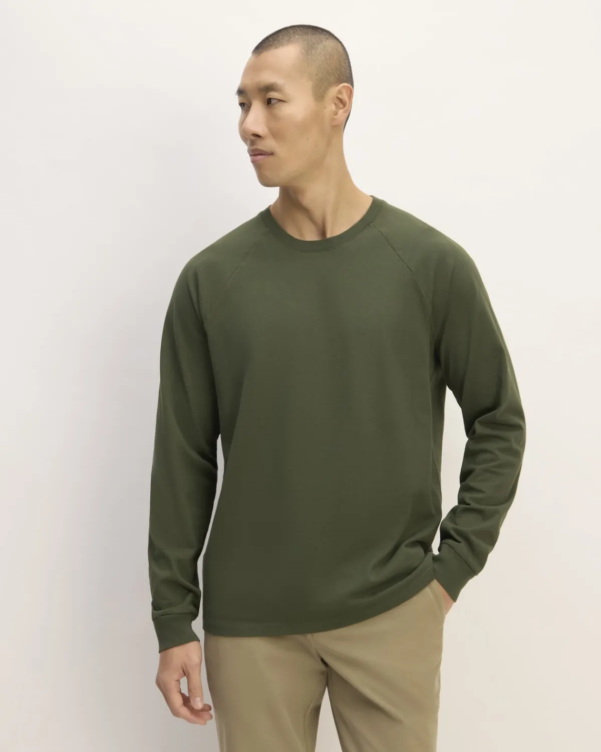 Everlane Tees*The Premium-Weight Long-Sleeve Crew | Uniform