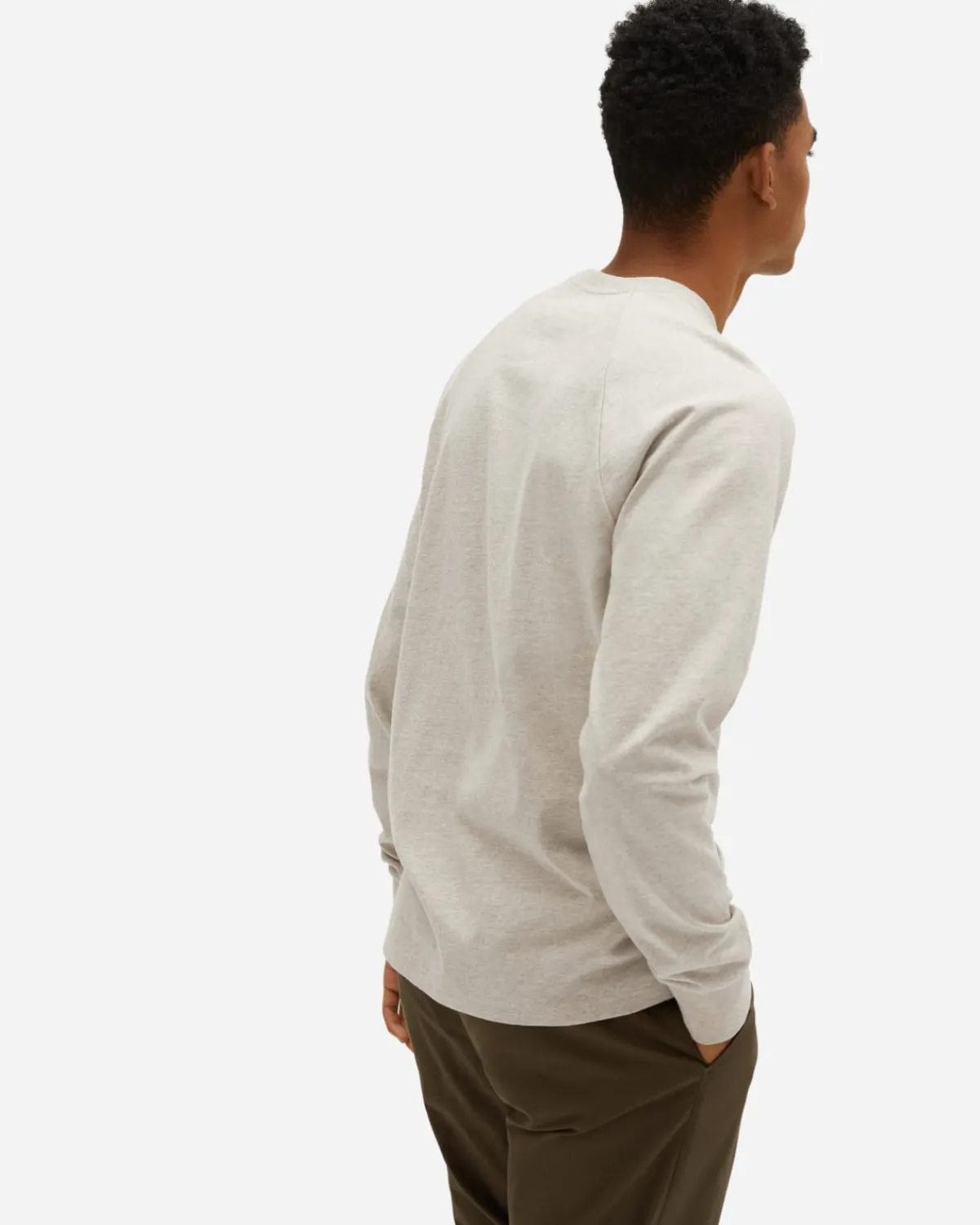 Everlane Tees*The Premium-Weight Long-Sleeve Crew | Uniform