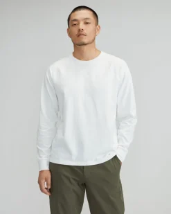 Everlane Tees*The Premium-Weight Long-Sleeve Crew | Uniform