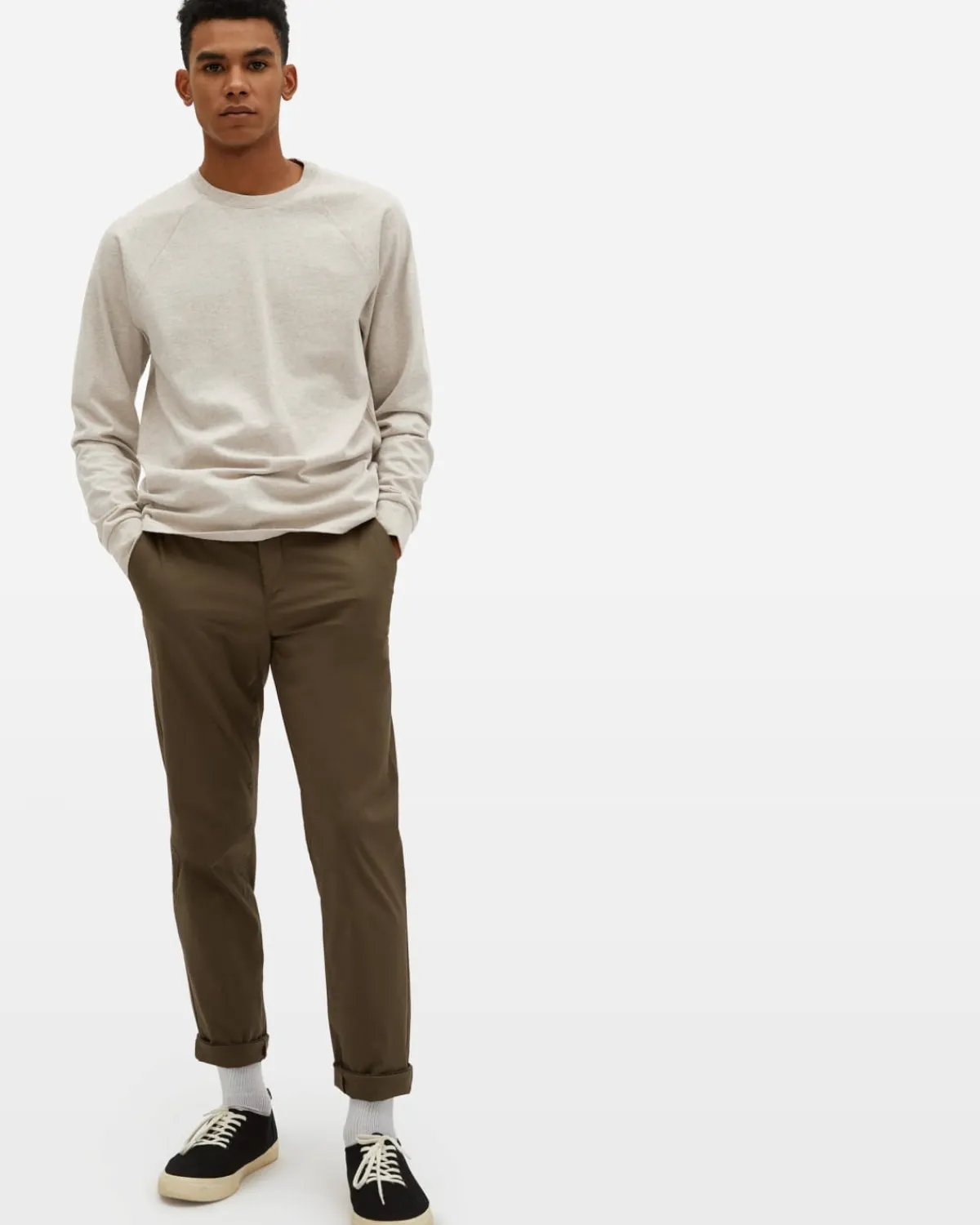 Everlane Tees*The Premium-Weight Long-Sleeve Crew | Uniform