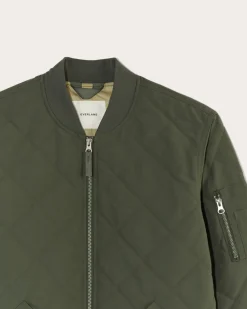 Everlane Jackets & Coats|Shirts*The Quilted Bomber Toasted Coconut