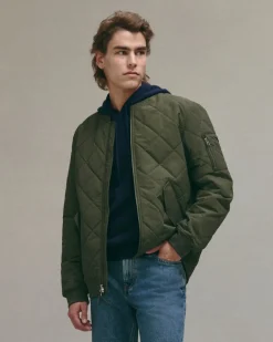Everlane Jackets & Coats|Shirts*The Quilted Bomber Toasted Coconut