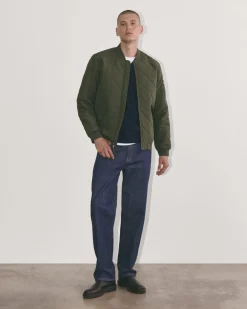 Everlane Jackets & Coats|Shirts*The Quilted Bomber Toasted Coconut