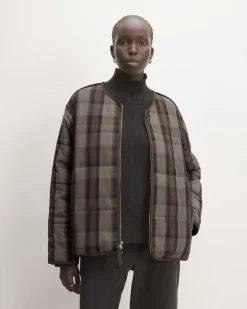 Everlane Jackets & Coats|Jackets*The Quilted Cotton Liner Abalone / Black / Earth Brown