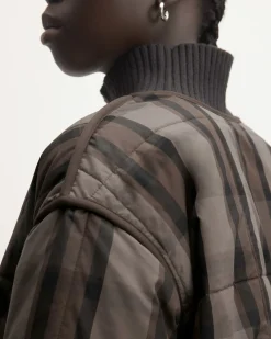 Everlane Jackets & Coats|Jackets*The Quilted Cotton Liner Abalone / Black / Earth Brown