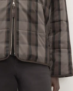 Everlane Jackets & Coats|Jackets*The Quilted Cotton Liner Abalone / Black / Earth Brown